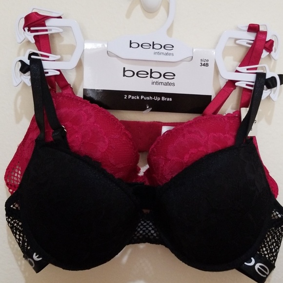 bebe Other - BNWT Gorgeous 2PK BEBE BRAS Size 34B